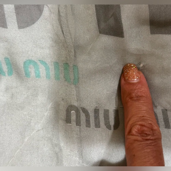 MiuMiu Vintage Silk Harlequin Grey Wrap/Scarf - Picture 13 of 14